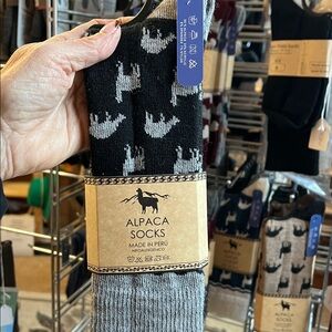 Alpaca Image Socks sold as 1 pair